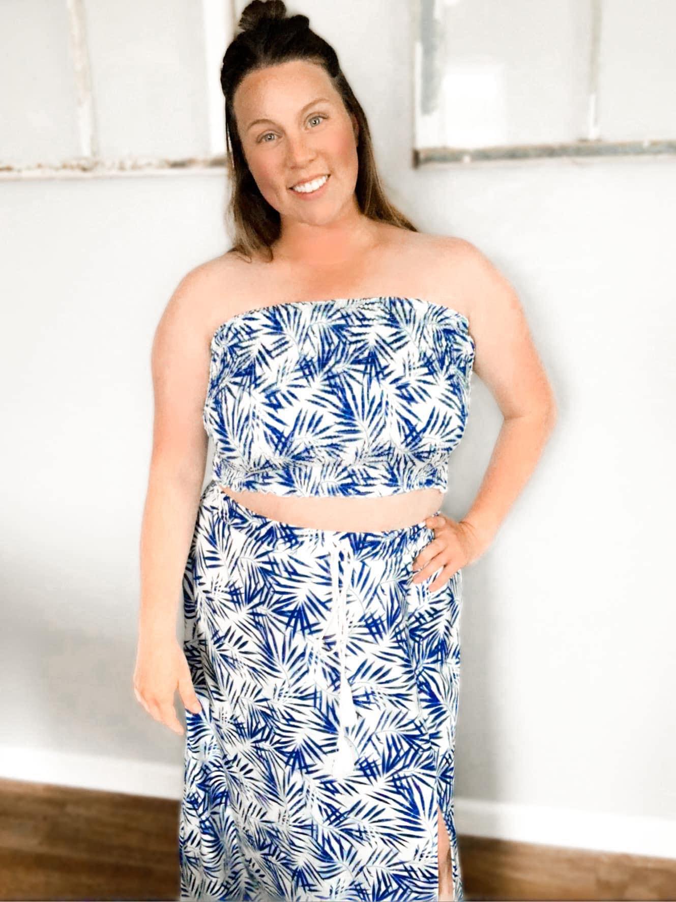 Let's Get Tropical Two-Piece Skirt Set