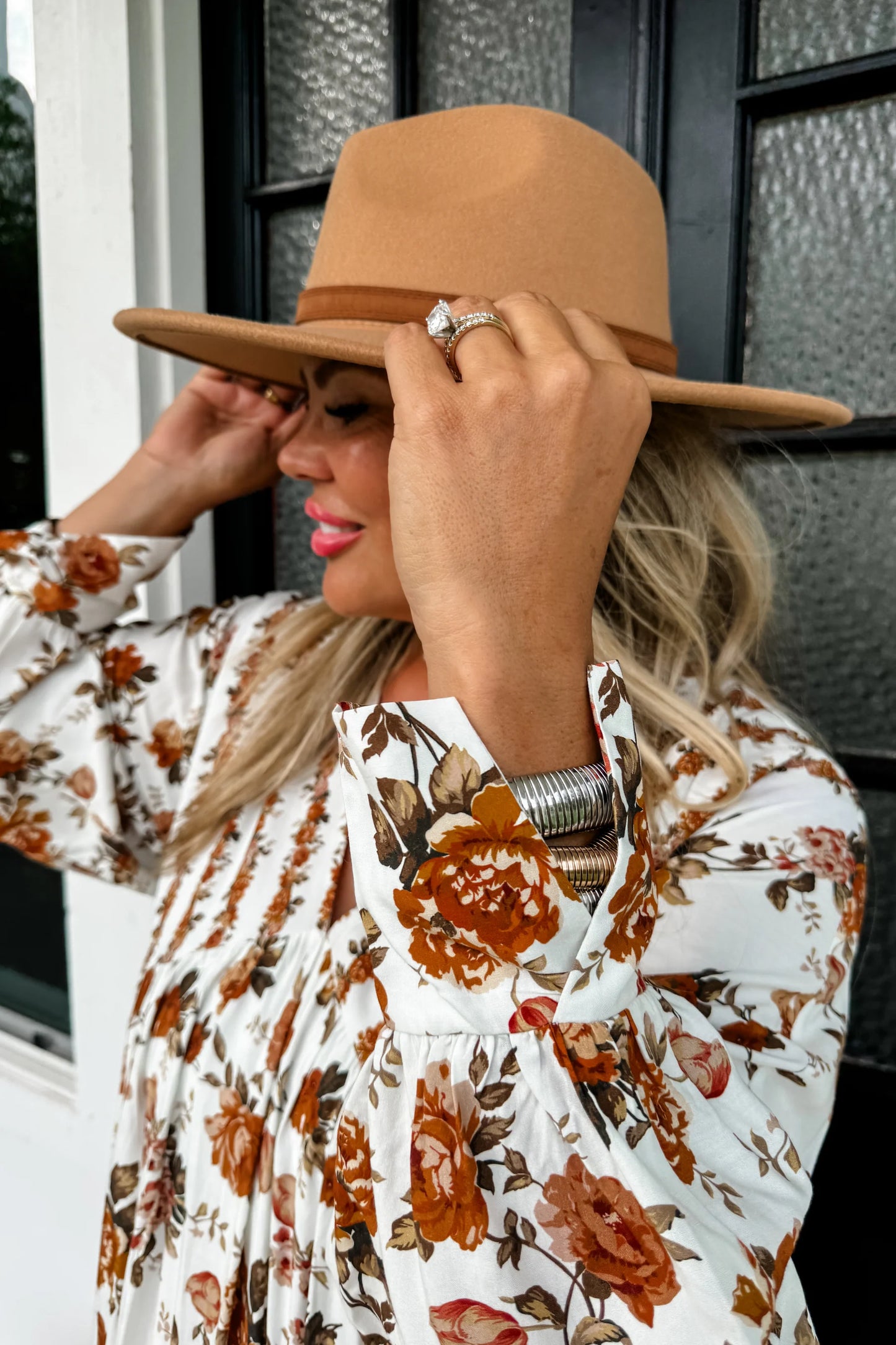 Fabulous Fall Floral Dress