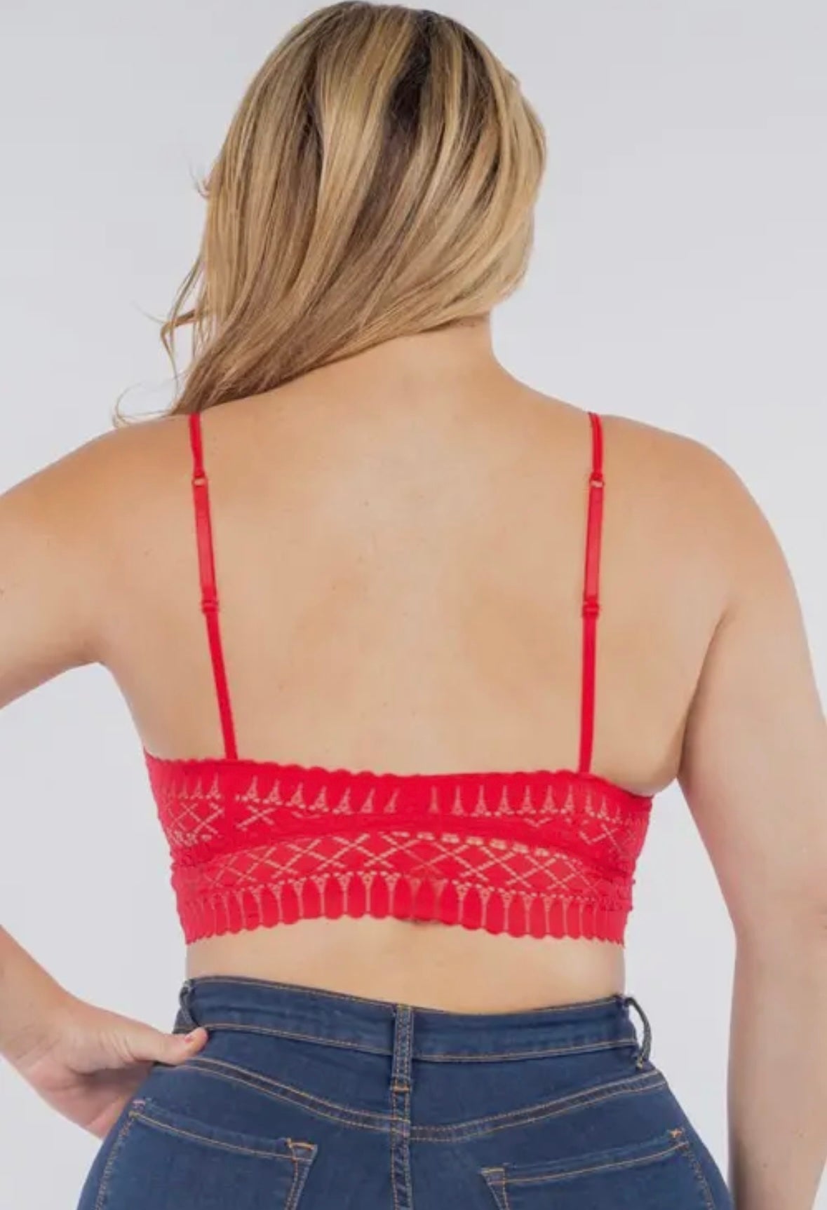 Padded Lace Silhouette Bralette