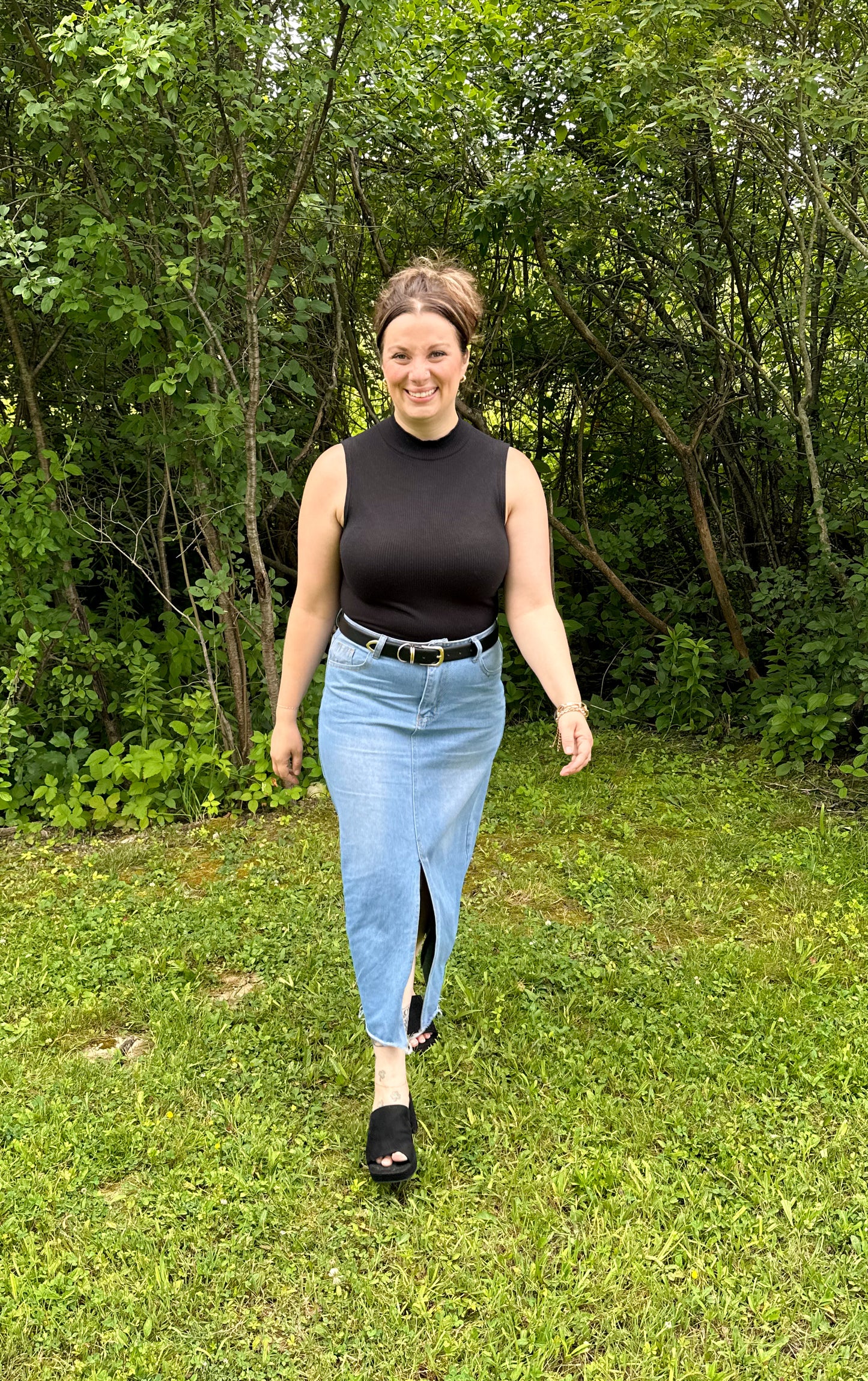 The 90’s Called Denim Skirt