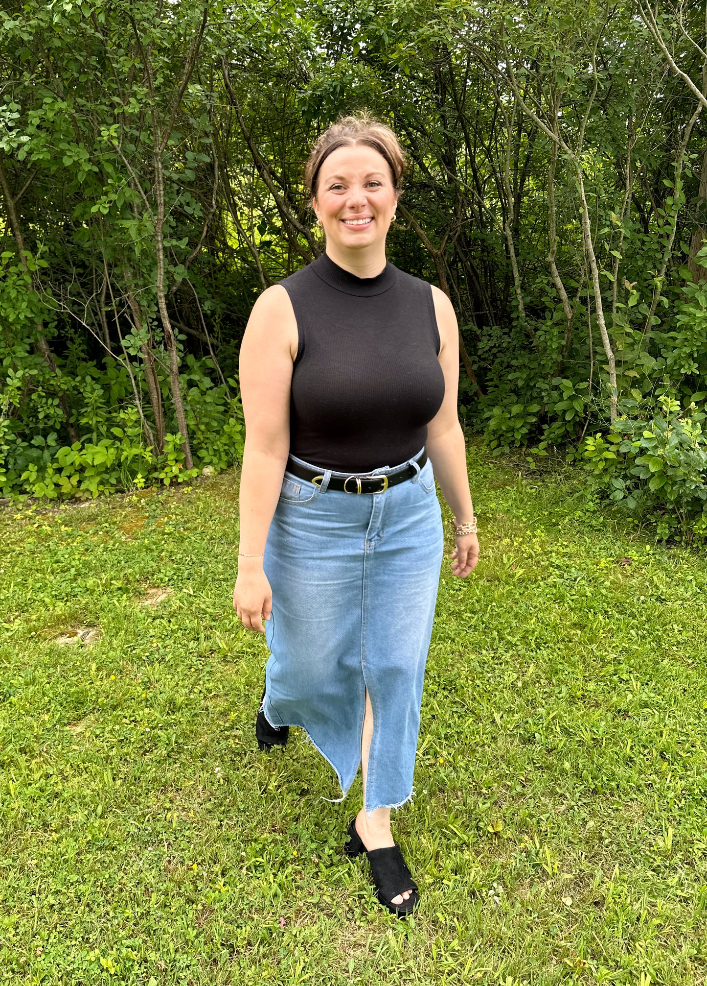 The 90’s Called Denim Skirt