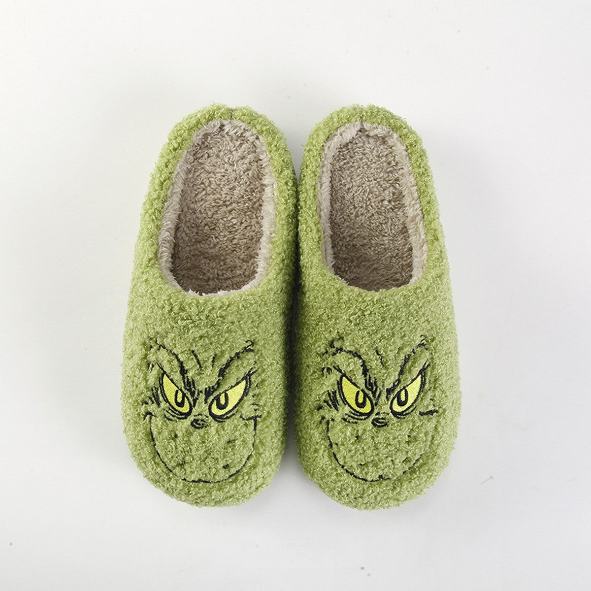 Grinch Warm Cotton Slippers