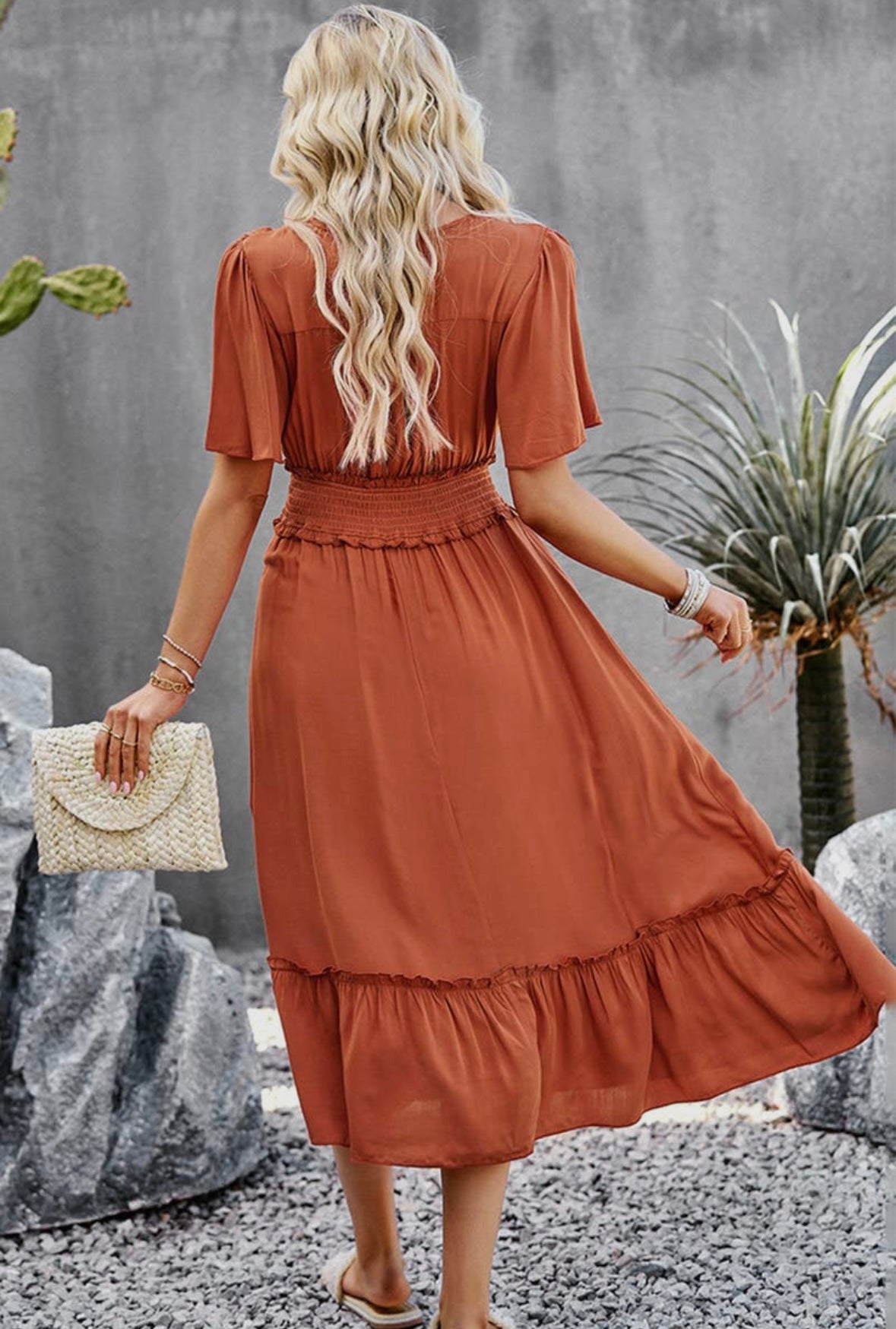 Adorable Autumn Ruffle Dress