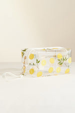 Clear Lemon Cosmetic Bag