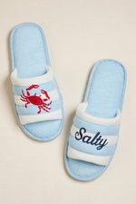 Striped Salty Crab Slippers