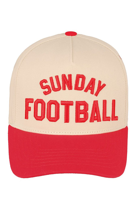 Sunday Football Embroidered Trucker Hat