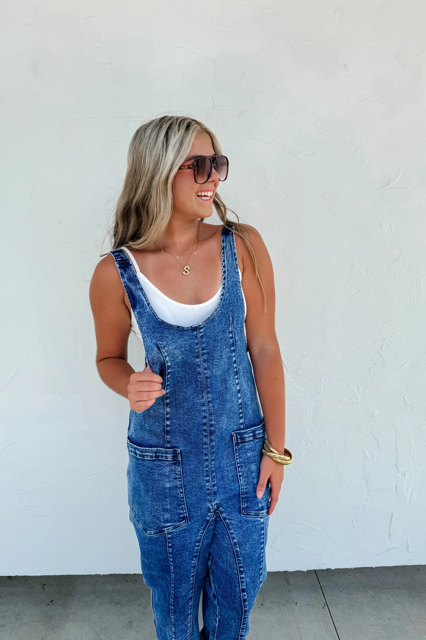 Denim Romper Overalls