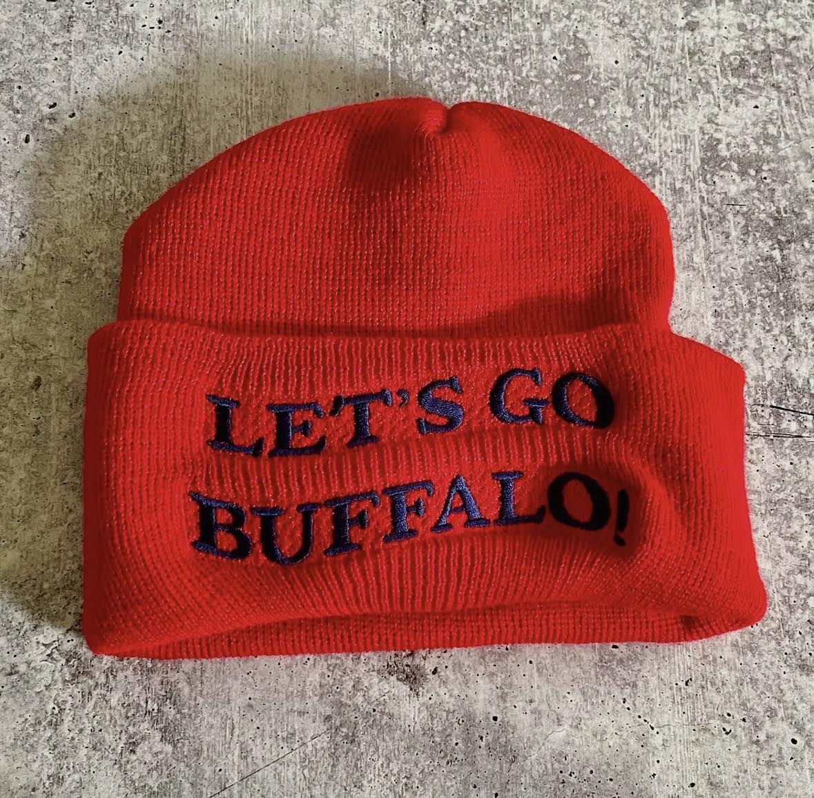 Let's Go Buffalo Knit Beanie