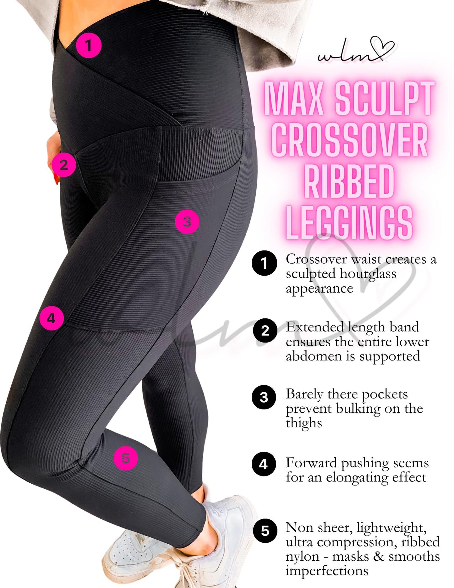 Max Sculpt Ribbed Leggings