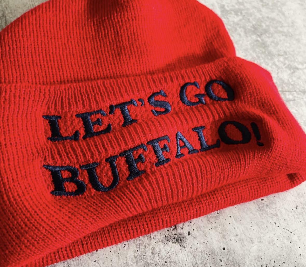 Let's Go Buffalo Knit Beanie