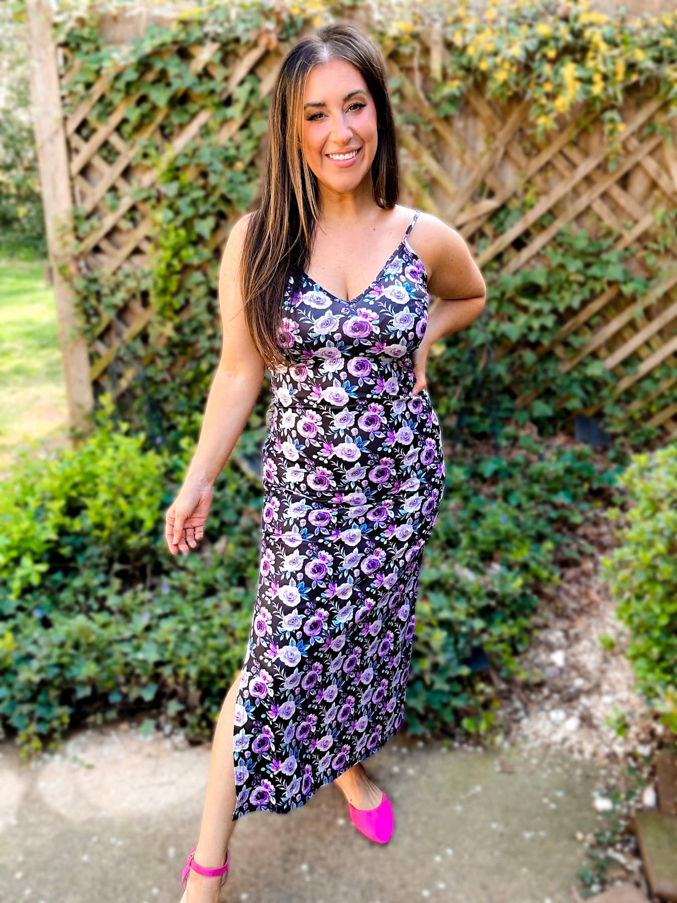 Flirty Floral Bodycon Dress