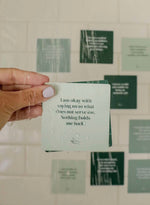 Shower Affirmation Cards