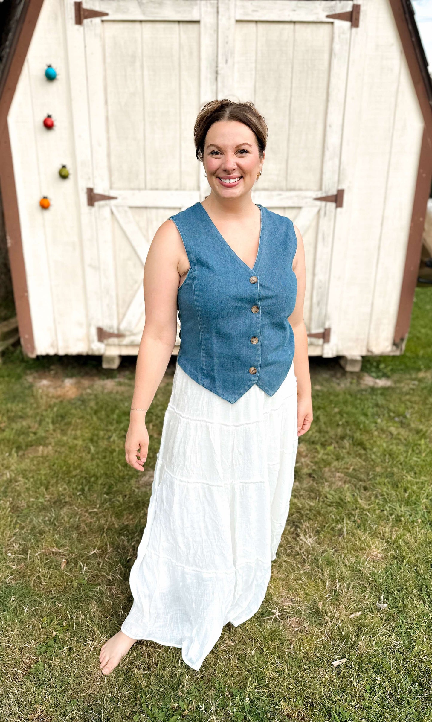 Country Cutie Denim Vest