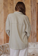 Stripe a Pose Button Up