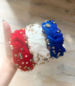 Football Gemstone Headband