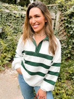 Sporty Spice Striped Pullover