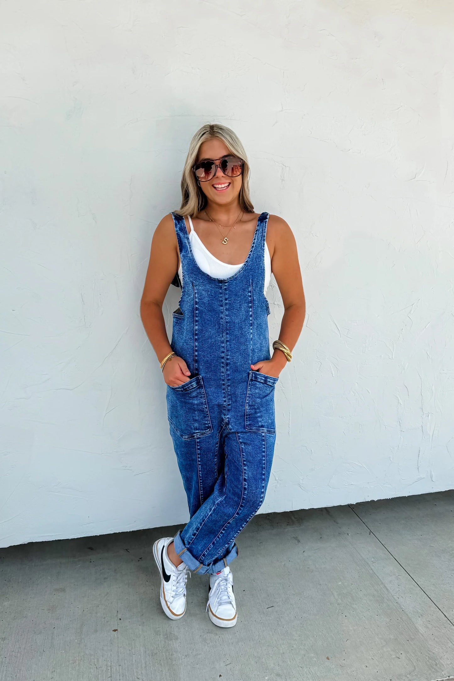 Denim Romper Overalls