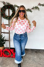 Tied with a Bow Mesh Top