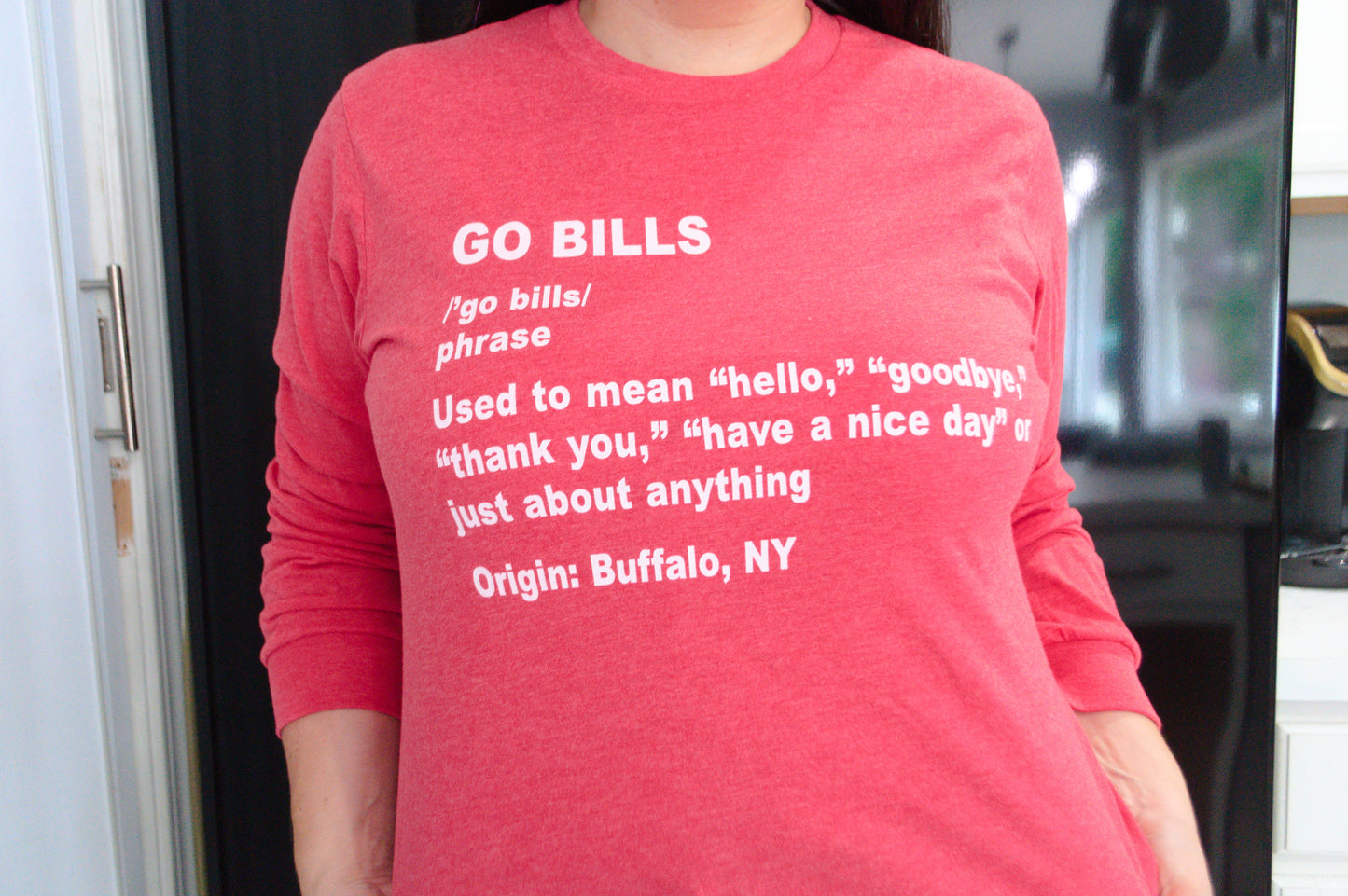 "Go Bills" Definition Unisex Long Sleeve
