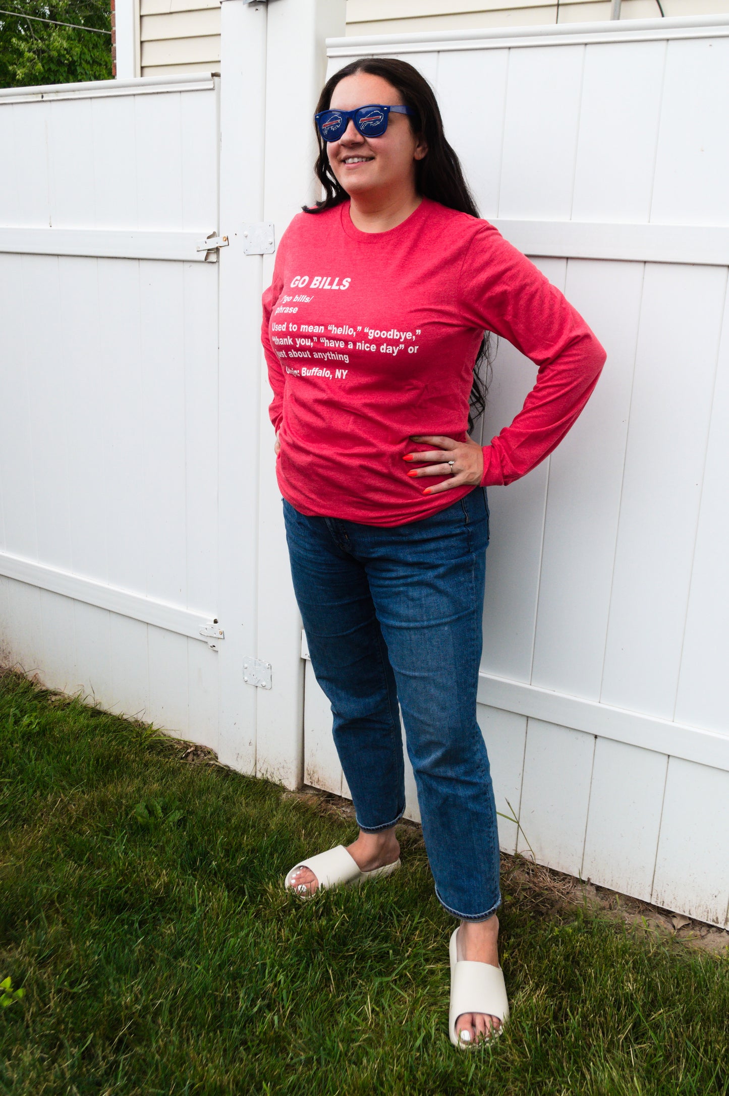 "Go Bills" Definition Unisex Long Sleeve