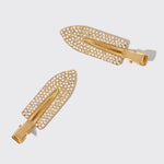 Holiday Gift of Glam Creaseless Hair Clips 2pc Set - Rhinestone