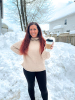 Chunky Chai Latte Turtleneck Sweater